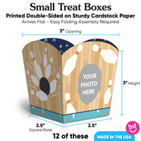 Custom Face Bowling Treat Boxes - 12 Ct