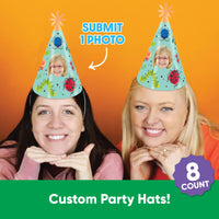Custom Buggin' Out Birthday Cone Hat - 8 Ct