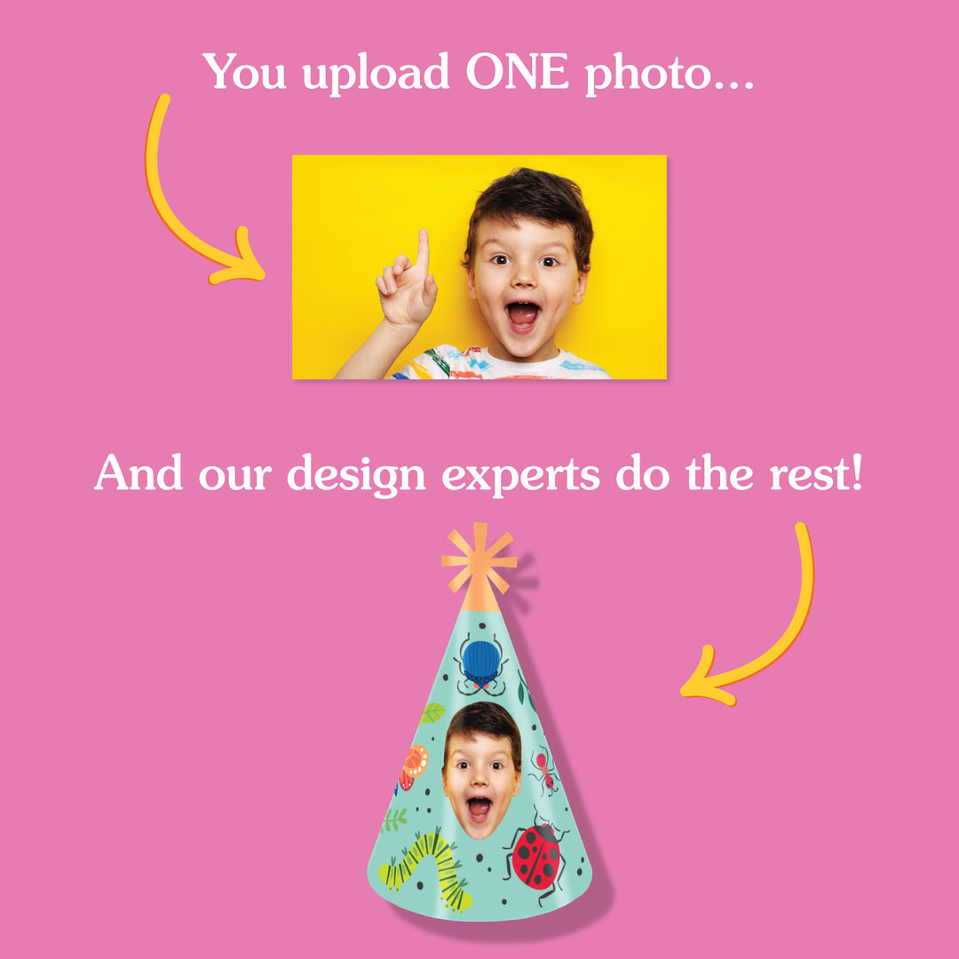 Custom Buggin' Out Birthday Cone Hat - 8 Ct