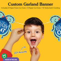 Custom Face Garland Banner - Buggin' Out