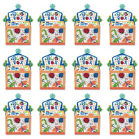 Buggin' Out - Treat Box Party Favors - Bugs Birthday Party Goodie Gable Boxes - Set of 12