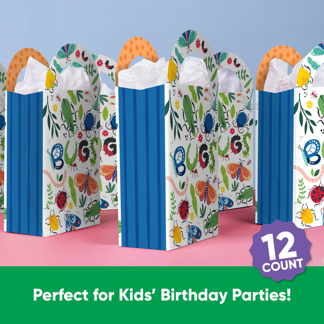 Buggin Out Paper Favor Bags - 12 Ct