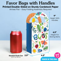 Buggin Out Paper Favor Bags - 12 Ct