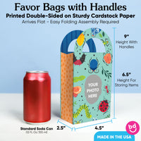 Custom Face Buggin Out Paper Favor Bags - 12 Ct