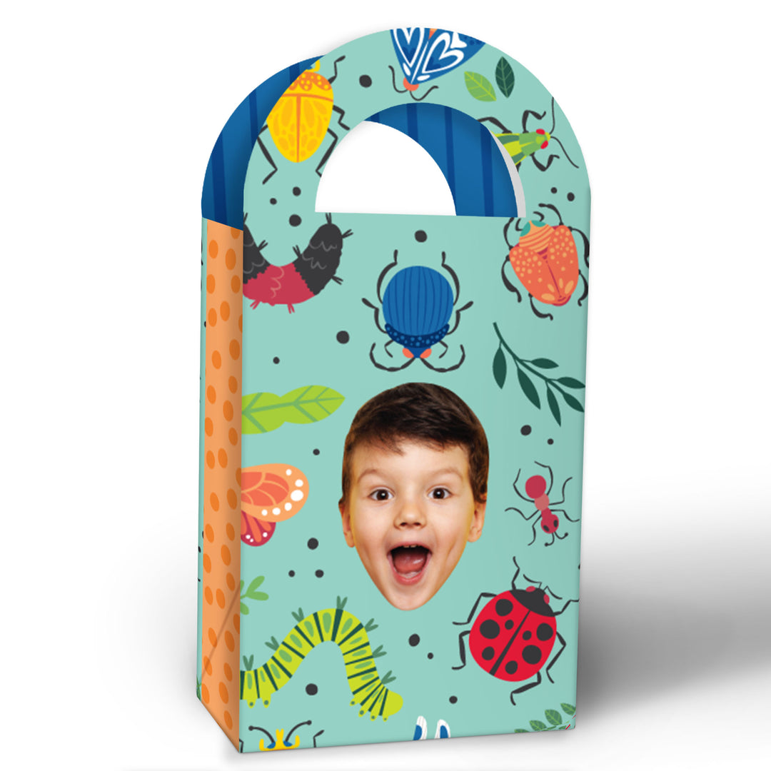 Custom Face Buggin Out Paper Favor Bags - 12 Ct