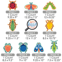 Buggin' Out - Lawn Decorations - Outdoor Bugs Birthday Party Yard Decorations - 10 Piece