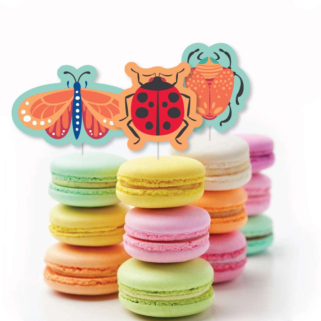 Buggin' Out - DIY Shaped Bugs Birthday Party Cut-Outs - 24 Count
