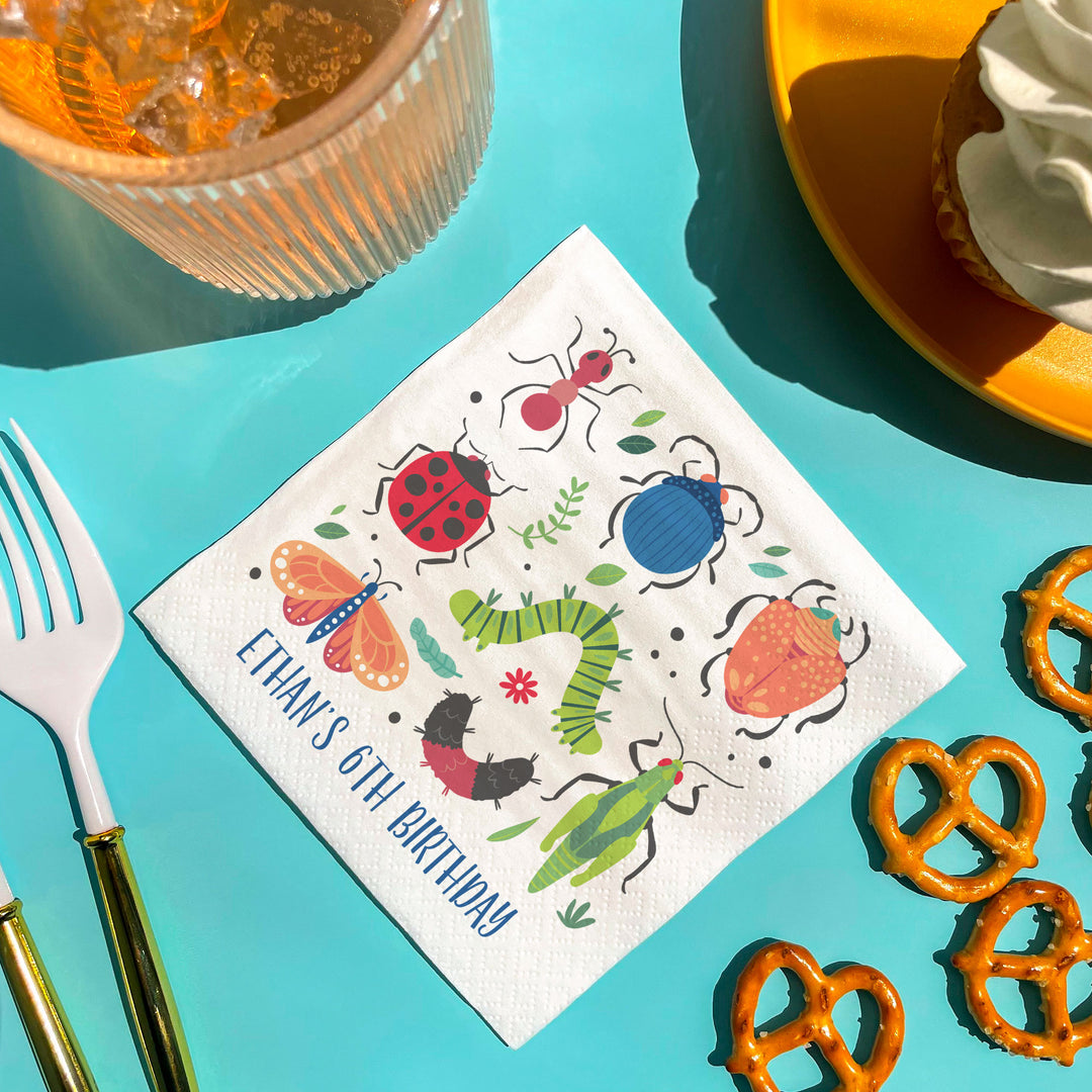 Custom Text Napkins - Buggin' Out