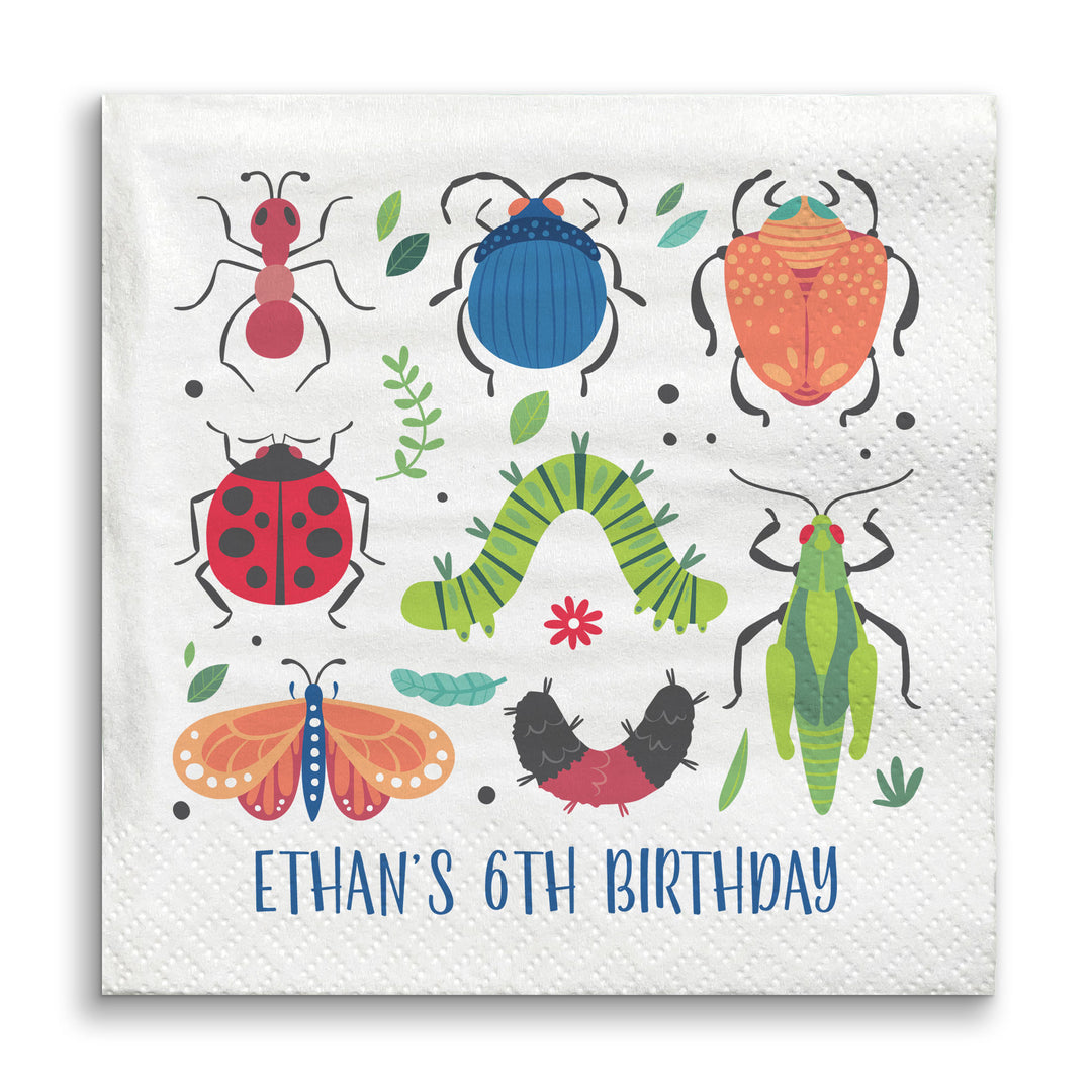 Custom Text Napkins - Buggin' Out