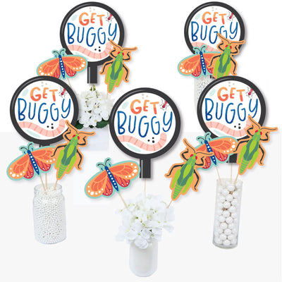Buggin' Out - Bugs Birthday Party Centerpiece Sticks - Table Toppers - Set of 15