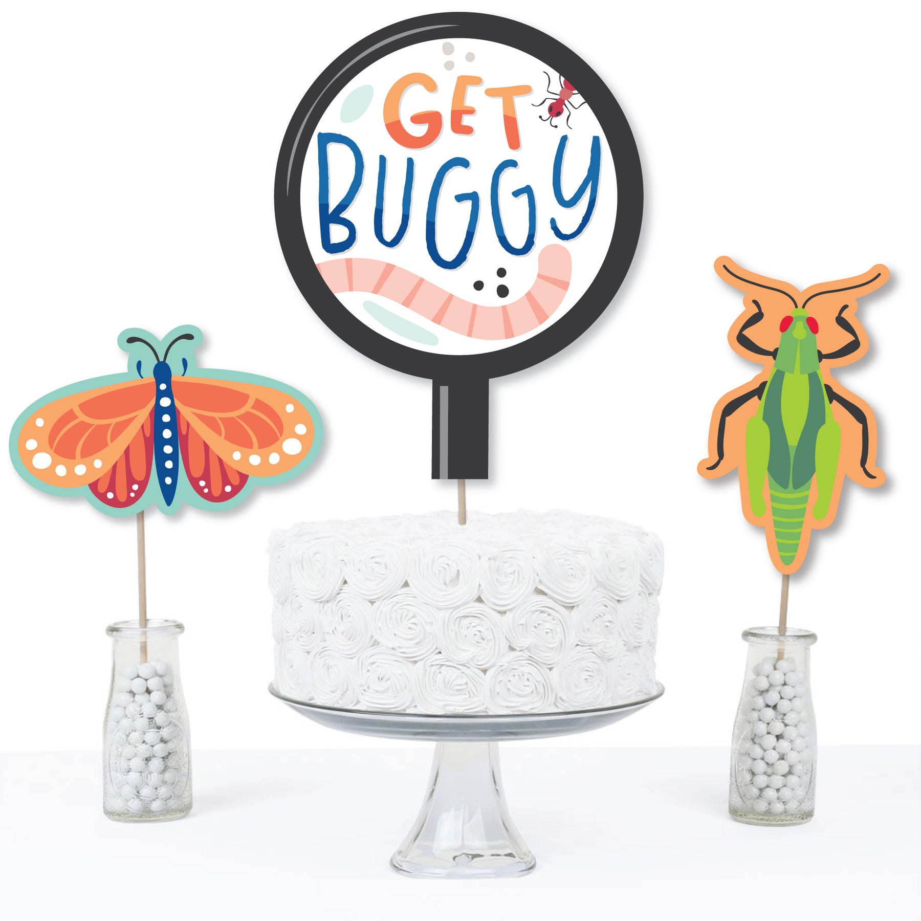 Buggin' Out - Bugs Birthday Party Centerpiece Sticks - Table Toppers ...
