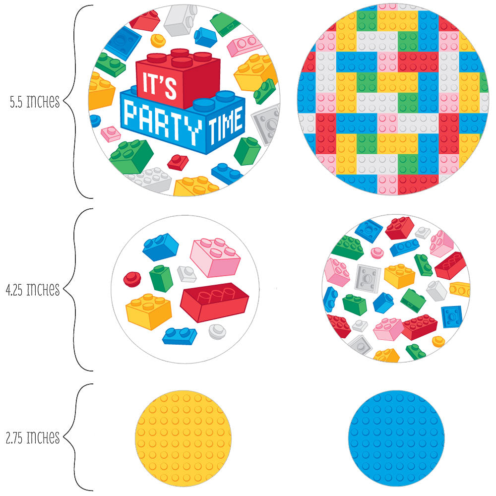 Building Blocks Large Confetti - 27 Ct