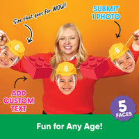 Custom Face Garland Banner - Building Blocks