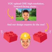 Custom Face Garland Banner - Building Blocks