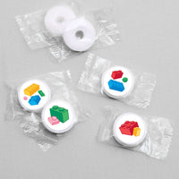 Building Blocks Candy Stickers - 1 Sheet of 108
