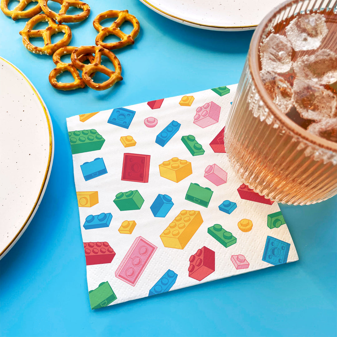 Napkins - Building Blocks - 24 Ct