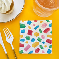 Napkins - Building Blocks - 24 Ct