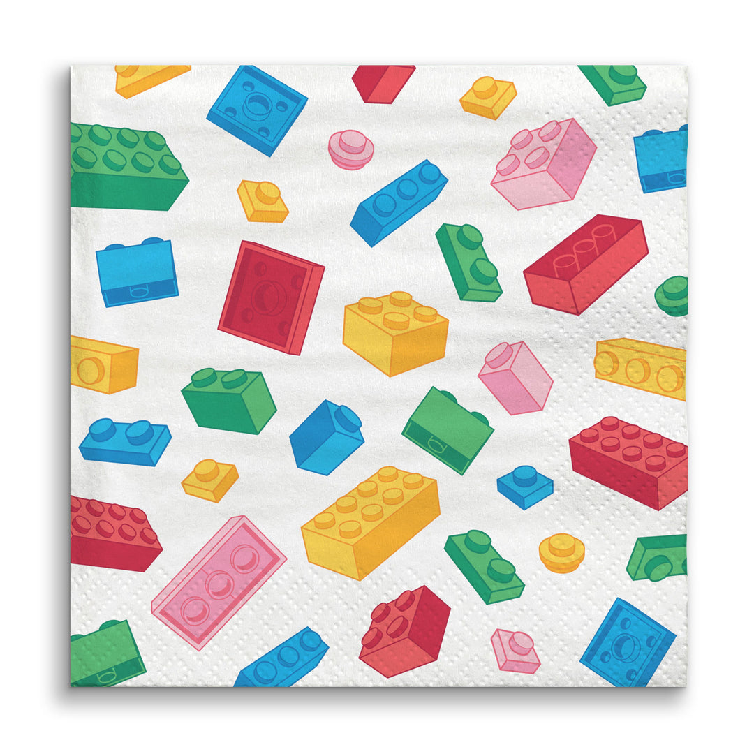 Napkins - Building Blocks - 24 Ct