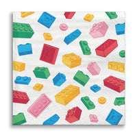Napkins - Building Blocks - 24 Ct