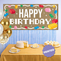 Building Blocks Kraft Banner
