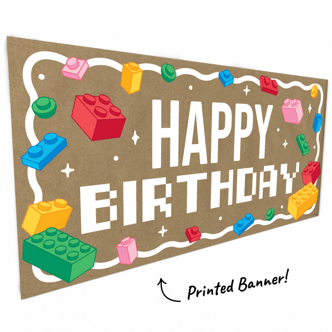 Building Blocks Kraft Banner