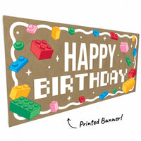 Building Blocks Kraft Banner