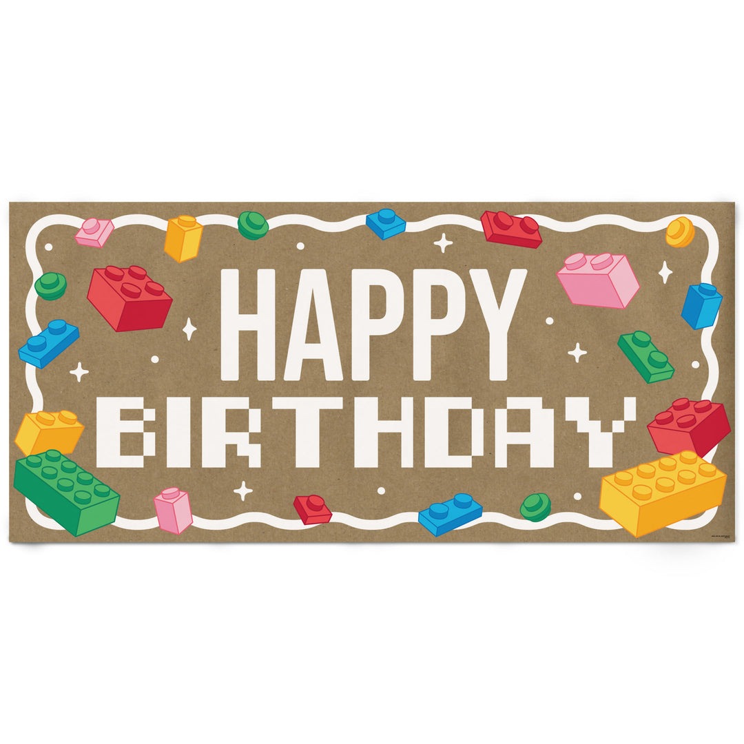 Building Blocks Kraft Banner