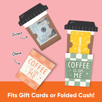 Assorted Coffee is on Me Nifty Gifty Card Holders - 8 Ct
