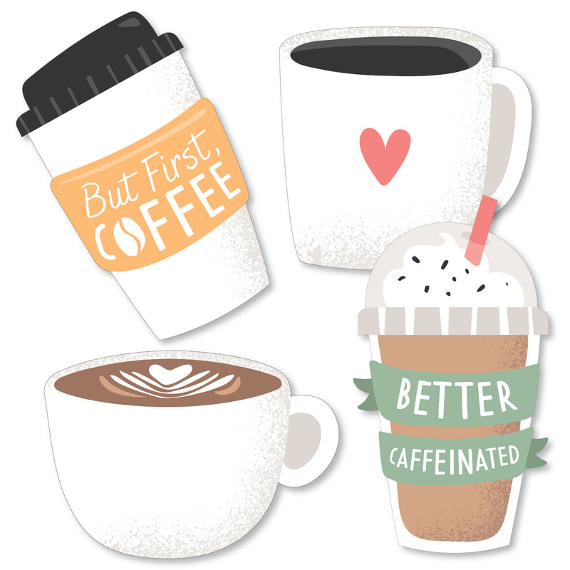 But First, Coffee - Decorations DIY Cafe Themed Party Essentials - Set of 20