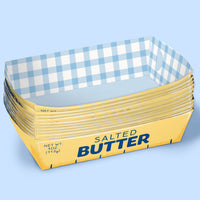 Butter Paper Food Trays - 12 Ct