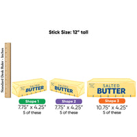 Butter Table Toppers - 15 Ct