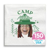 Custom Face Napkins - Camp Bach