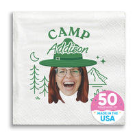 Custom Face Napkins - Camp Bach