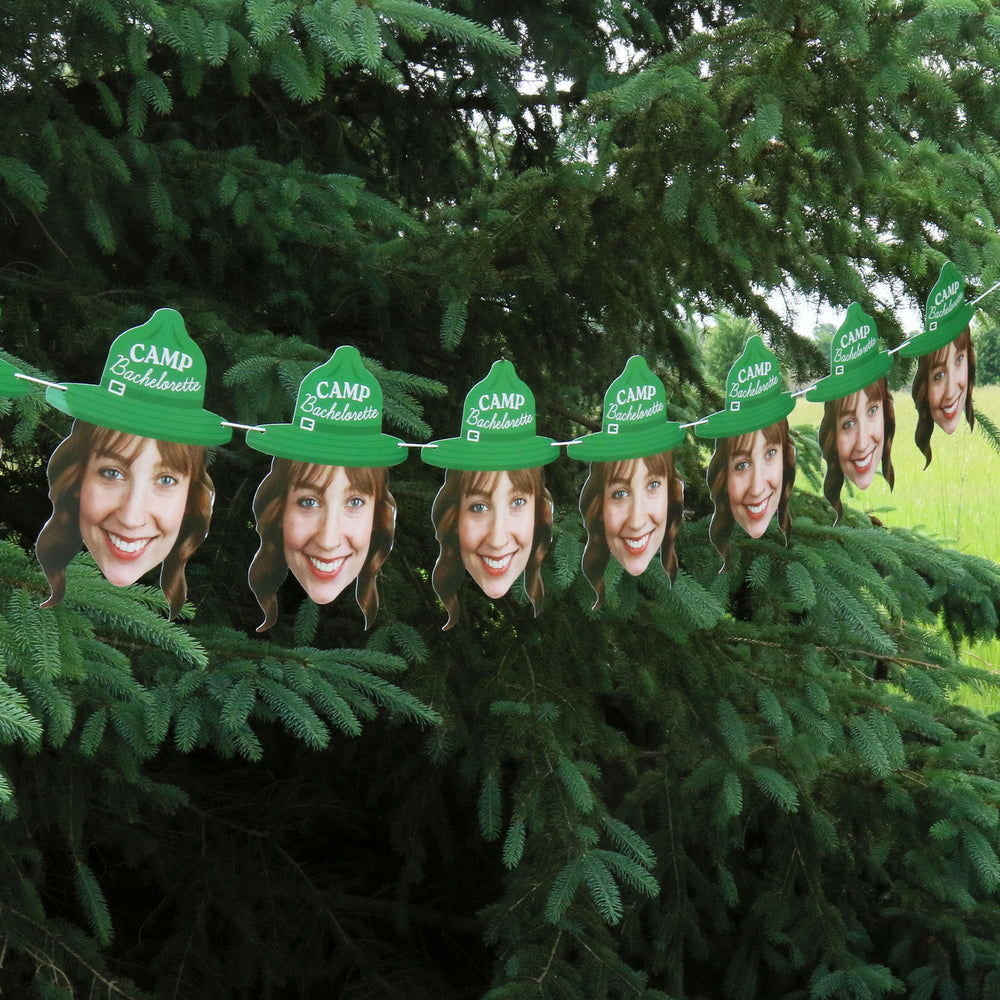 Custom Face Camp Bach Garland Banner