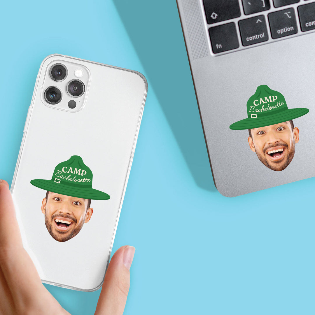 Custom Face Camp Bach Cut-Out Stickers - Set of 24
