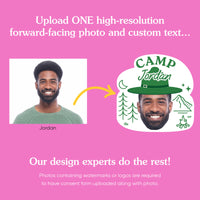 Custom Face Camp Bach Temporary Tattoos - 12 Ct