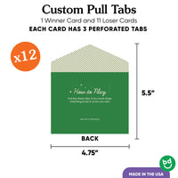 Custom Face Camp Bach Pull Tab Game
