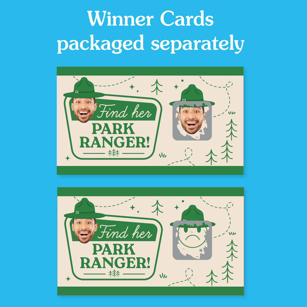 Custom Face Camp Bach Scratch Off Card Game - 22 Ct