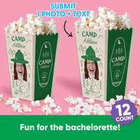 Custom Face Camp Bach Popcorn Box - 12 Ct