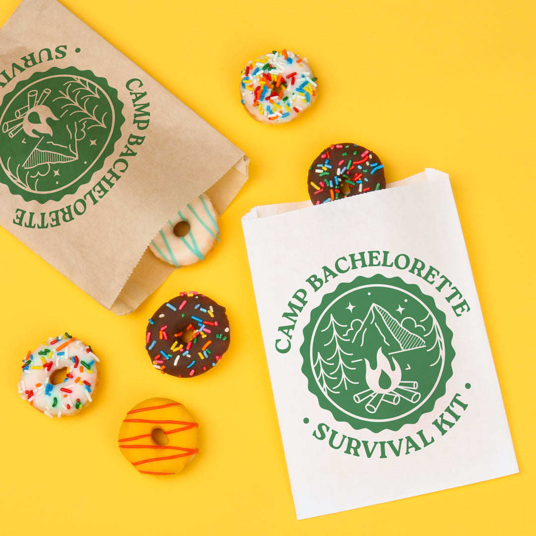 Paper Treat Bags - Camp Bach - 25 Ct