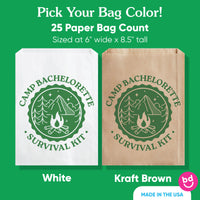 Paper Treat Bags - Camp Bach - 25 Ct