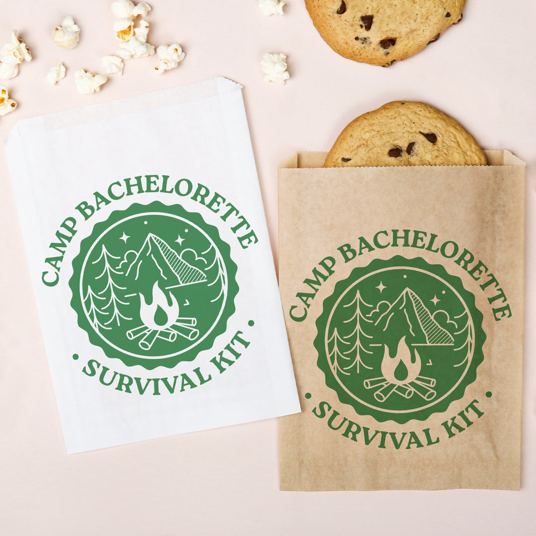 Paper Treat Bags - Camp Bach - 25 Ct