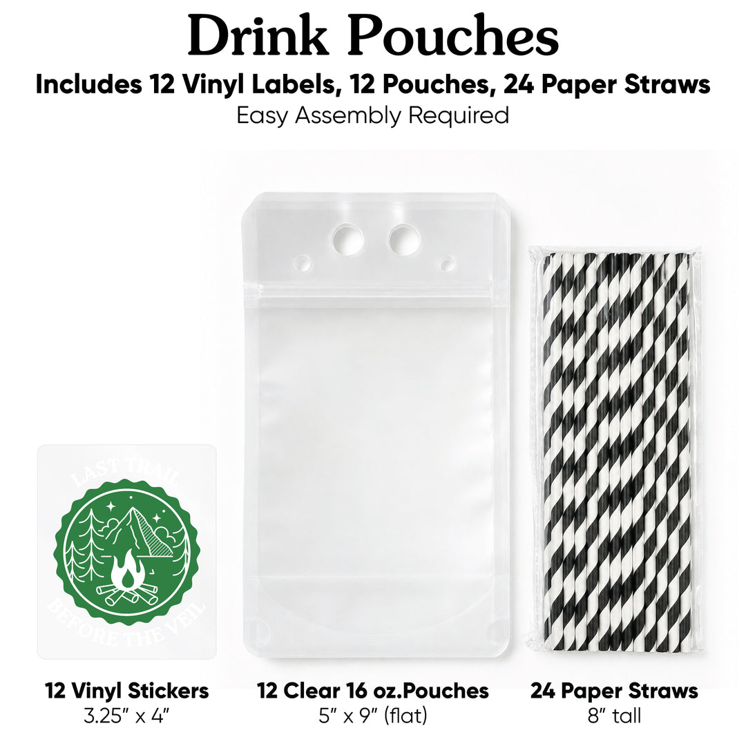 Drink Pouches - Camp Bachelorette - 12 Ct