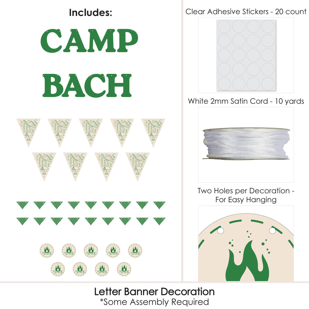 Camp Bach Letter Banner