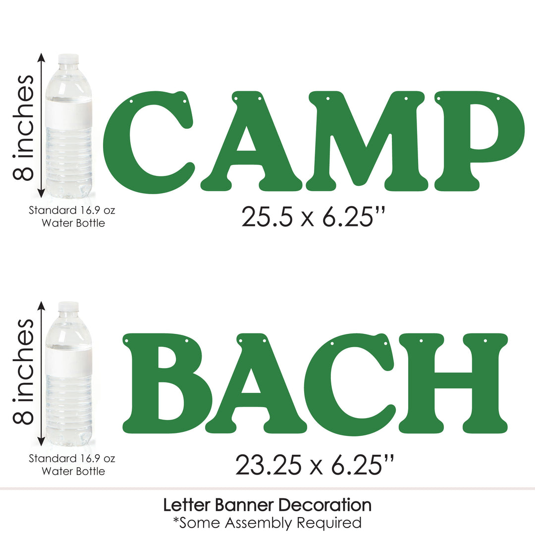 Camp Bach Letter Banner
