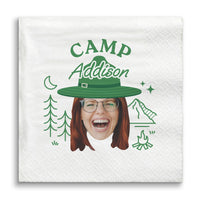 Custom Face Napkins - Camp Bach