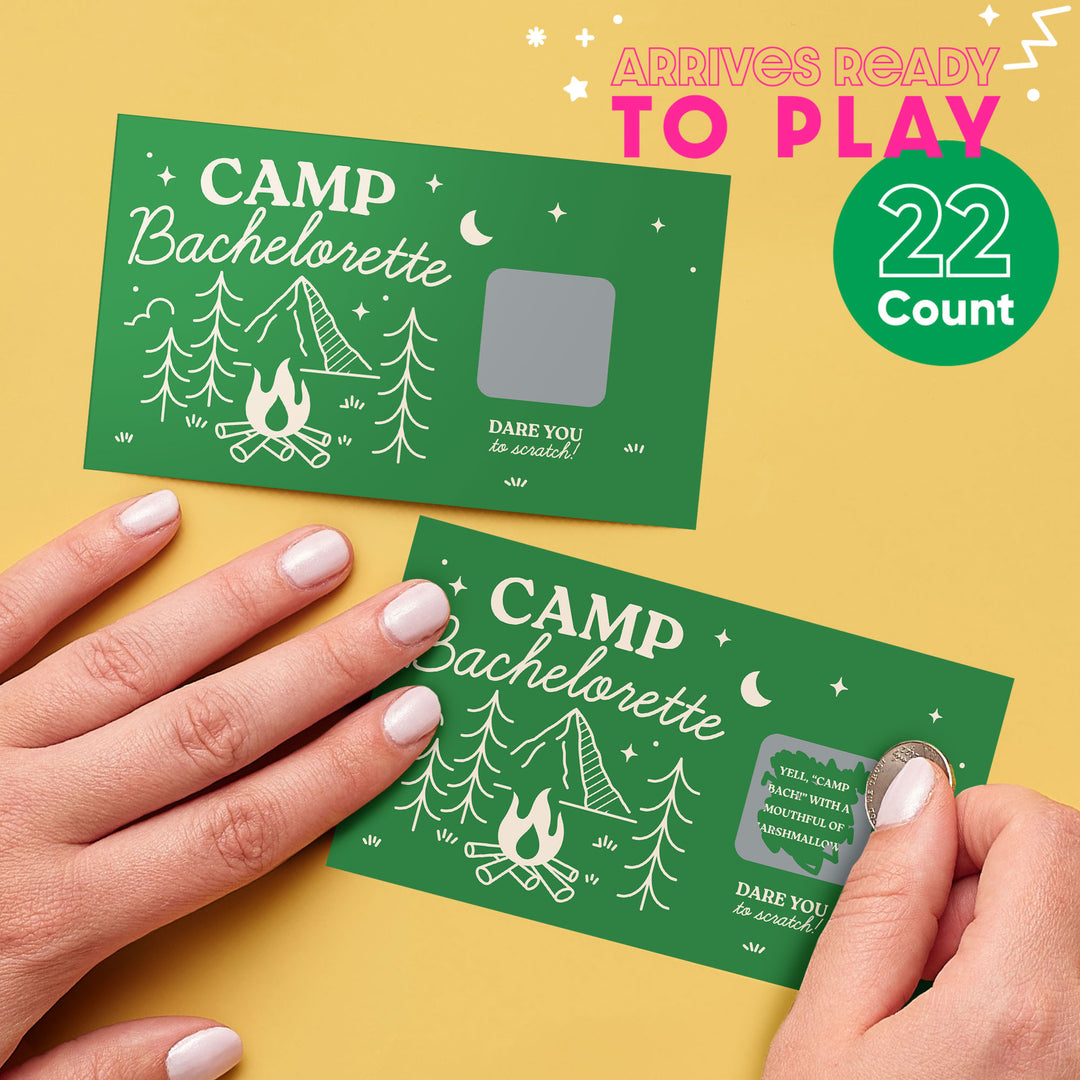 Camp Bach Dare Scratch Off Card Game - 22 Ct