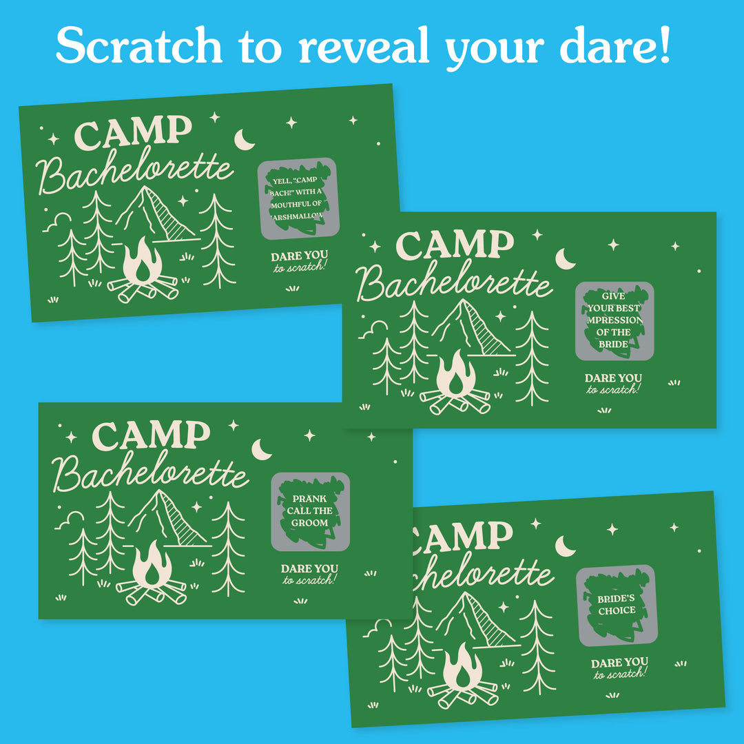 Camp Bach Dare Scratch Off Card Game - 22 Ct