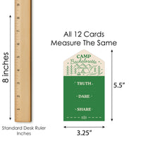 Camp Bach Truth, Dare, Share Pull Tabs Game - 12 Ct