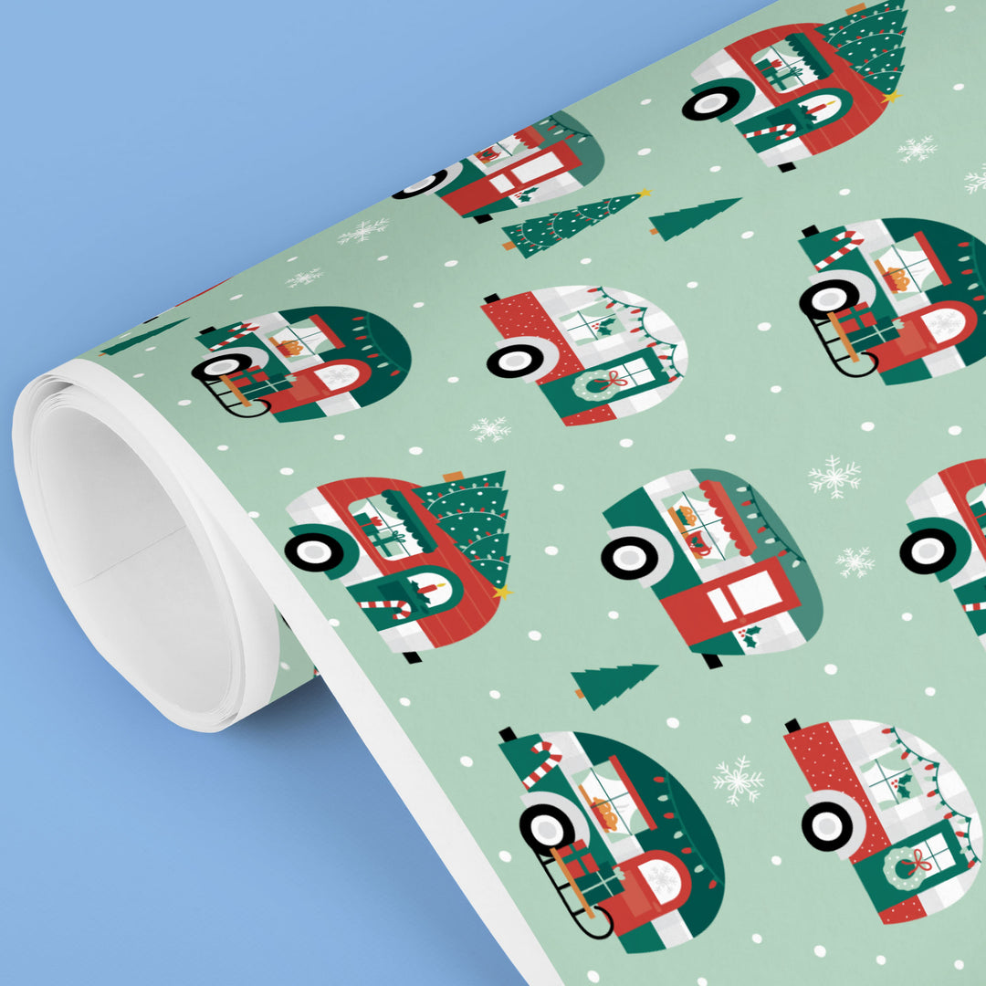 Camper Christmas - Wrapping Paper